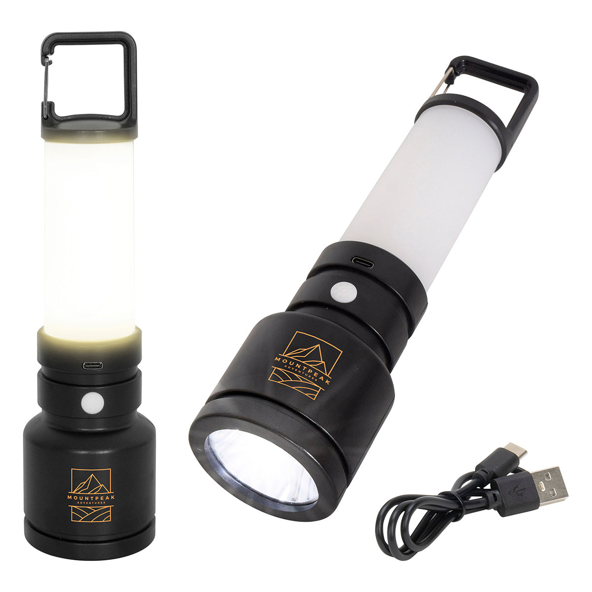 Custom logo Best Buddy Tools ® Rechargeable Double-Duty Flashlight with Lantern