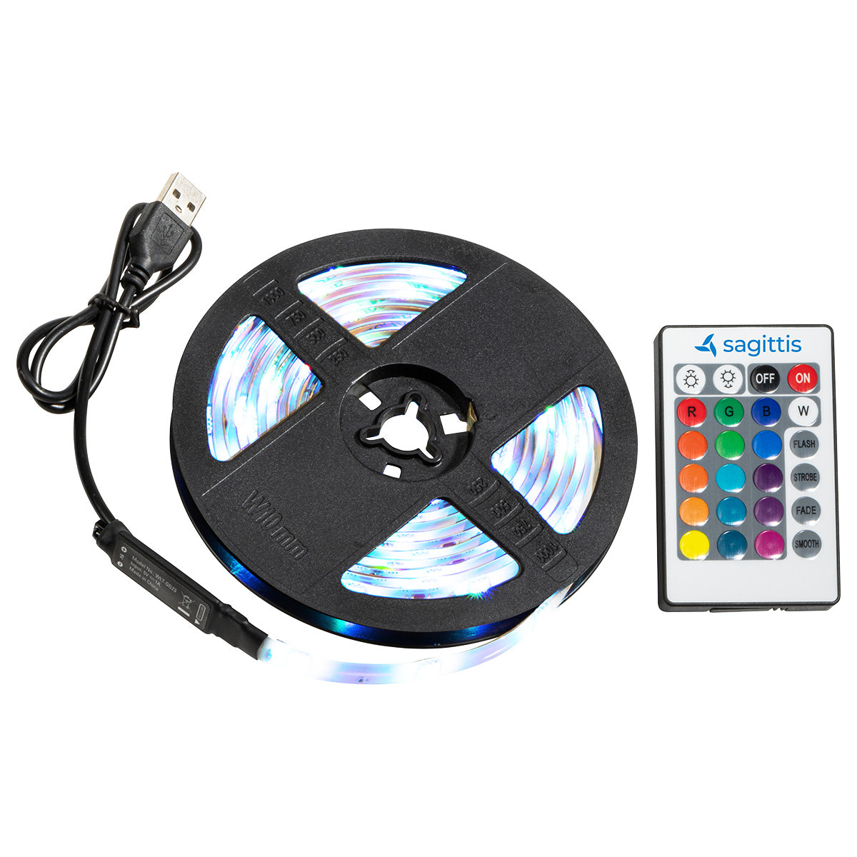 Custom logo Gig 9.8 ft. 90-LED Light Strip with Remote Control