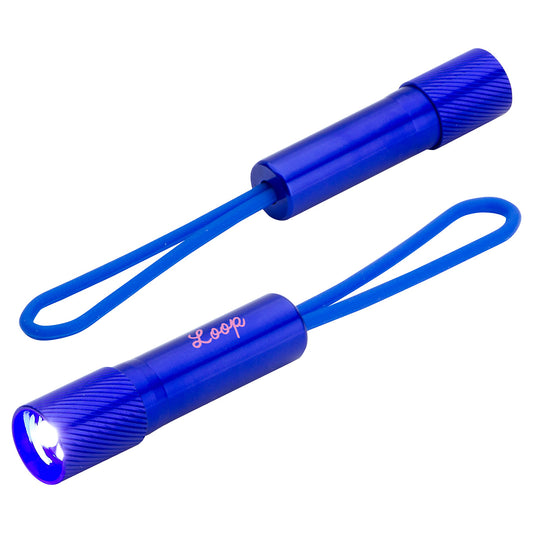 Custom logo Loop Mini LED Pocket Flashlight