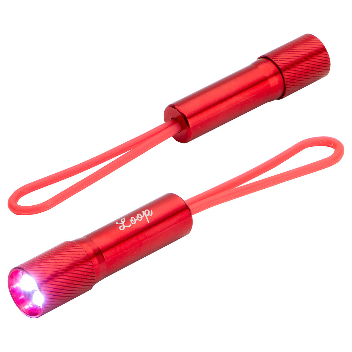 Custom logo Loop Mini LED Pocket Flashlight
