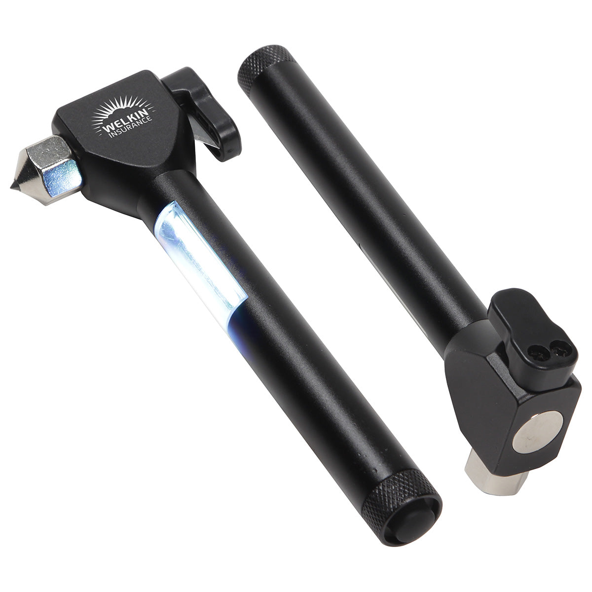 Custom logo Mini Watchman Flashlight with Escape Hammer