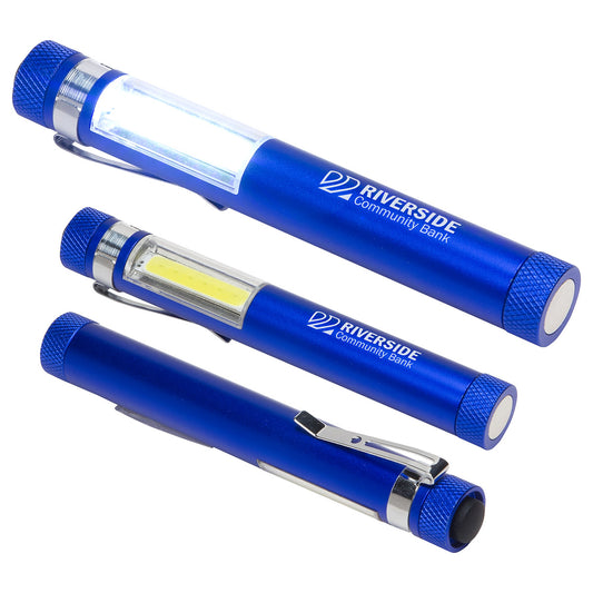 Custom logo Vivid Clip Flashlight