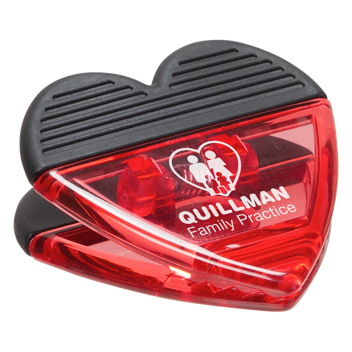 Custom logo Heart Power Clip