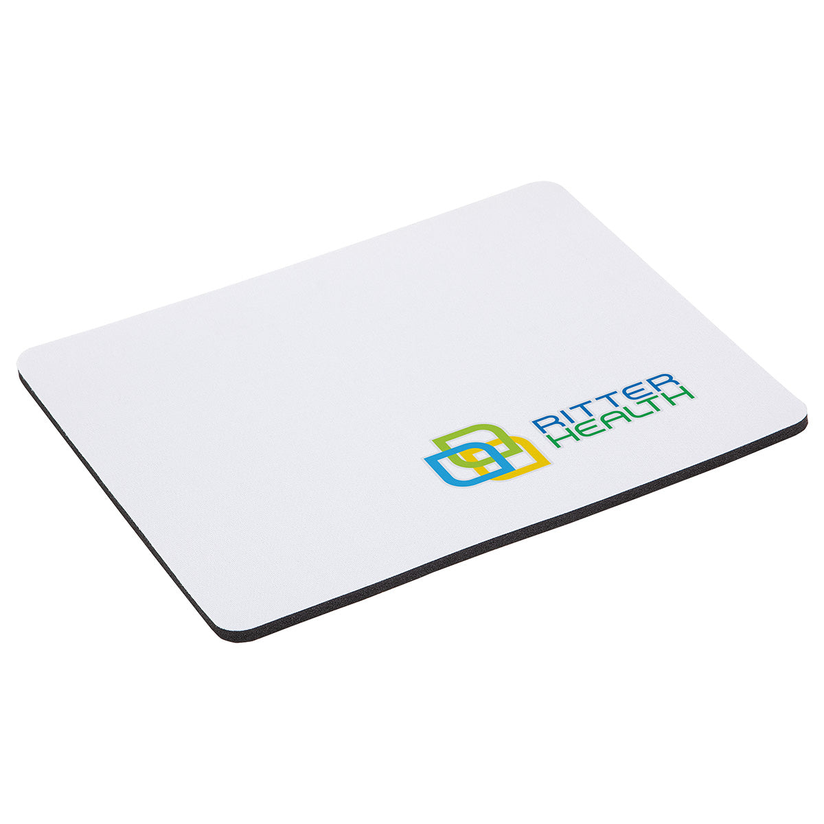 Custom logo Accent Mouse Pad with Antimicrobial Additive