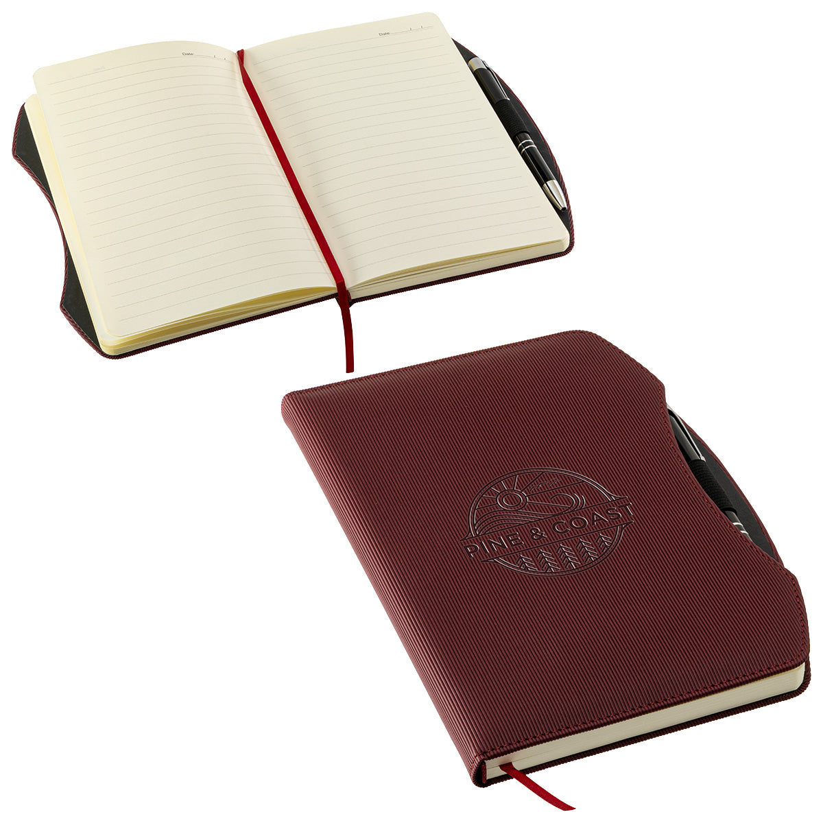 Custom logo Arc Hardcover Journal with Pen