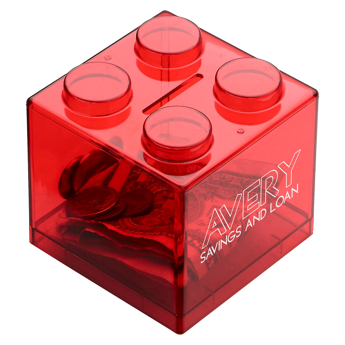 Custom logo Money Stack Coin Bank