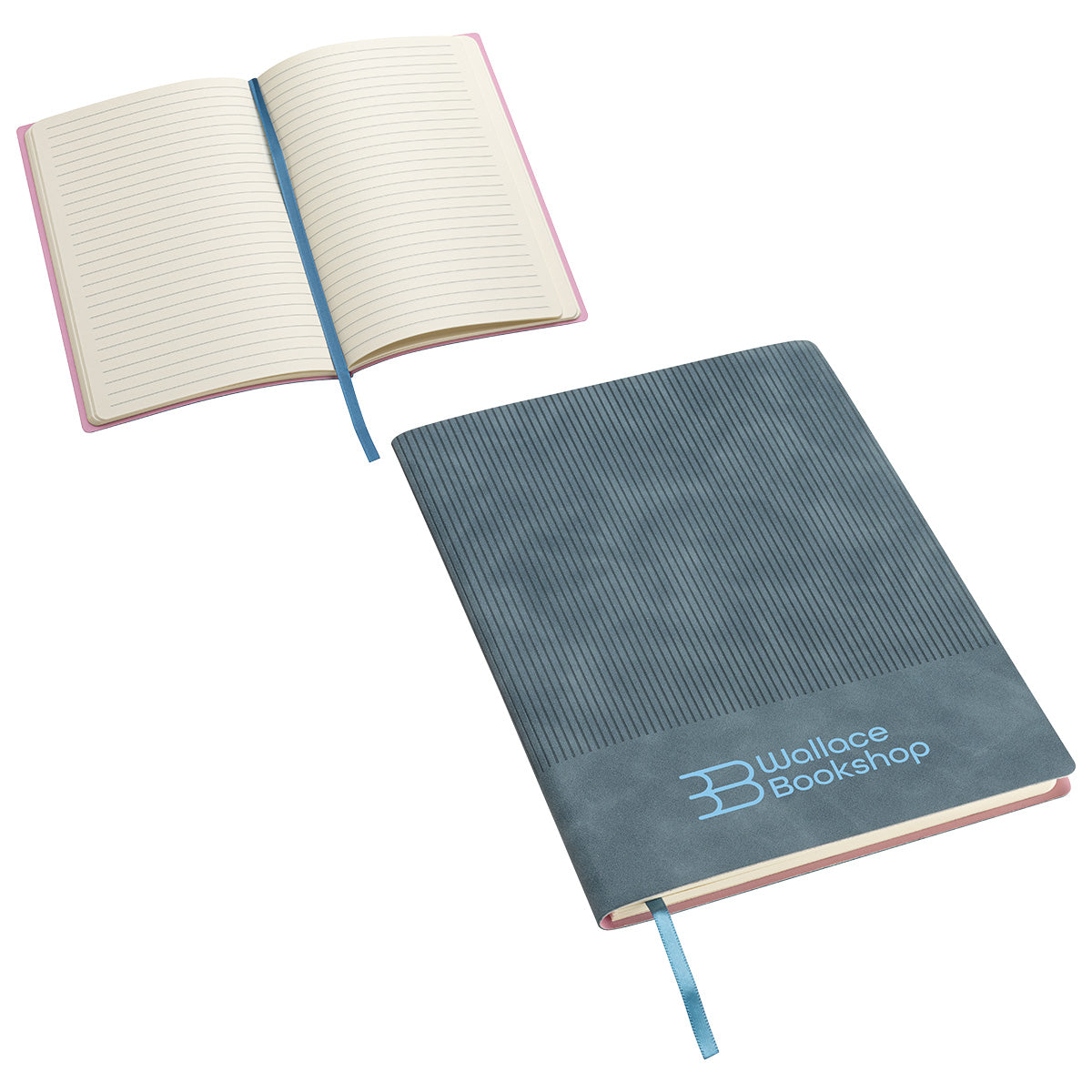Custom logo Clique Ribbed Journal
