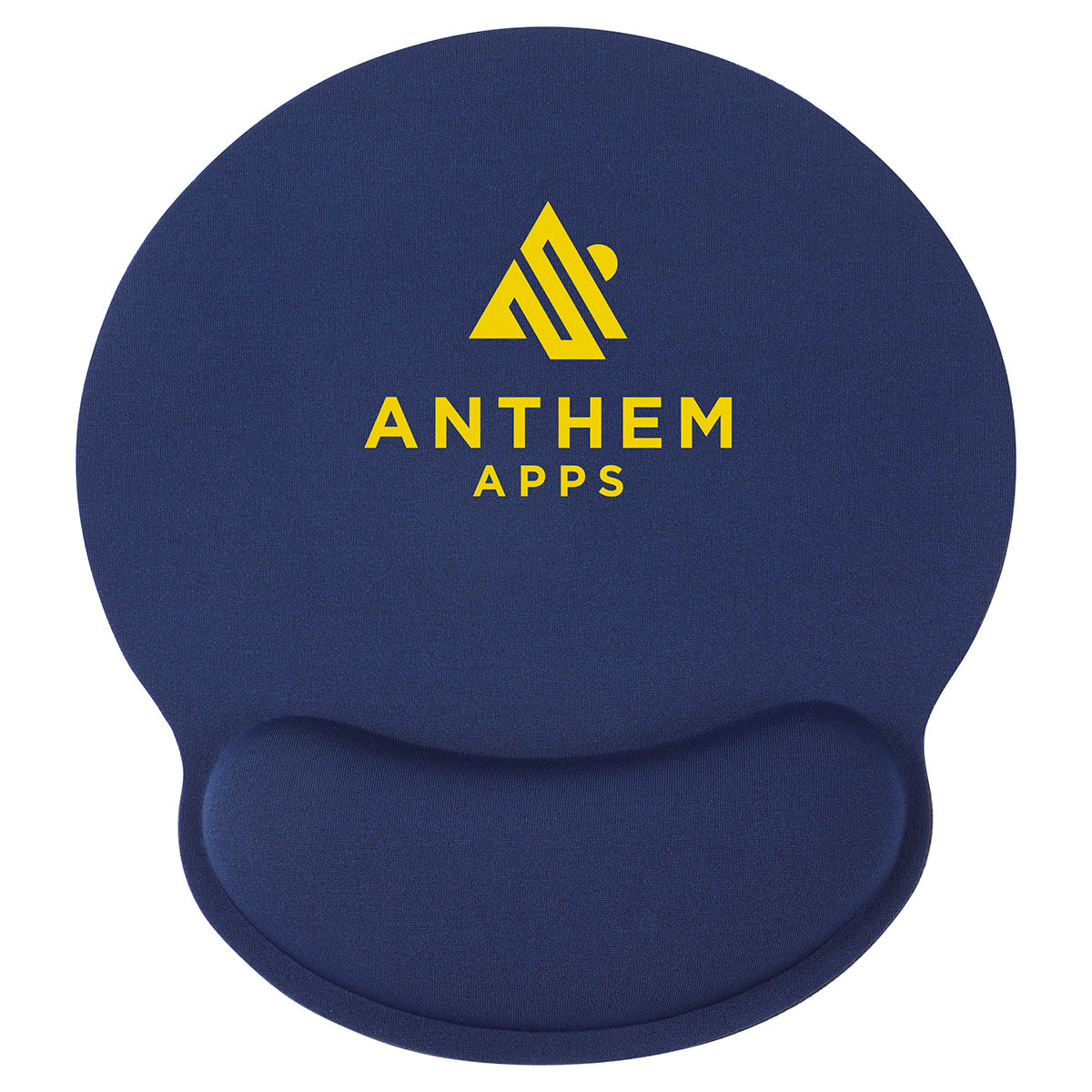 Custom logo Crest Non-Slip Mouse Pad with Foam Wrist Rest