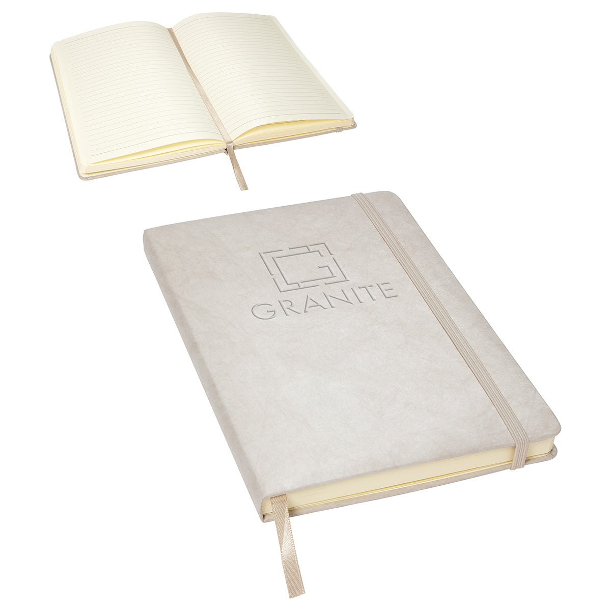 Custom logo Granite Hardcover Journal