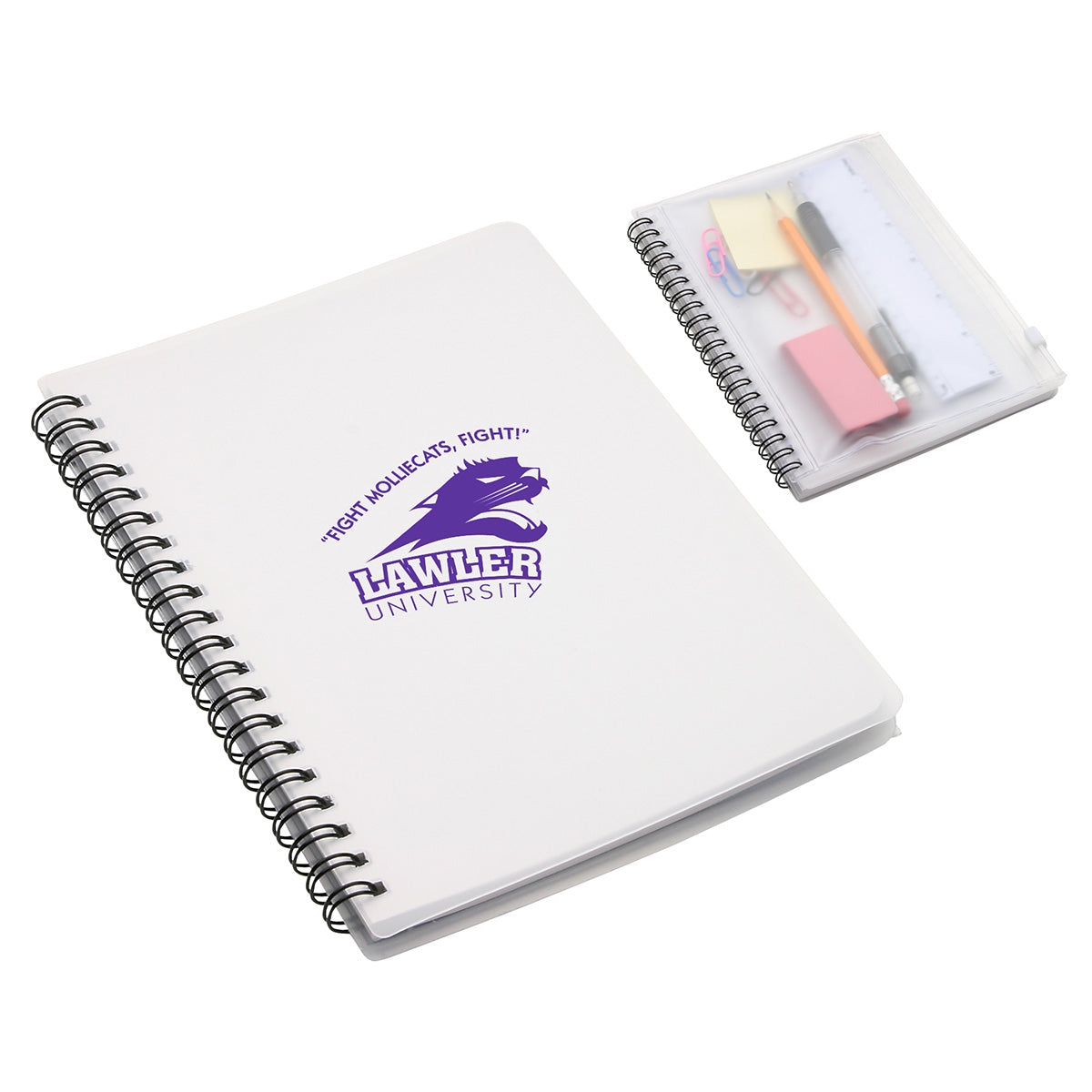 Custom logo Hardcover Notebook with Pouch