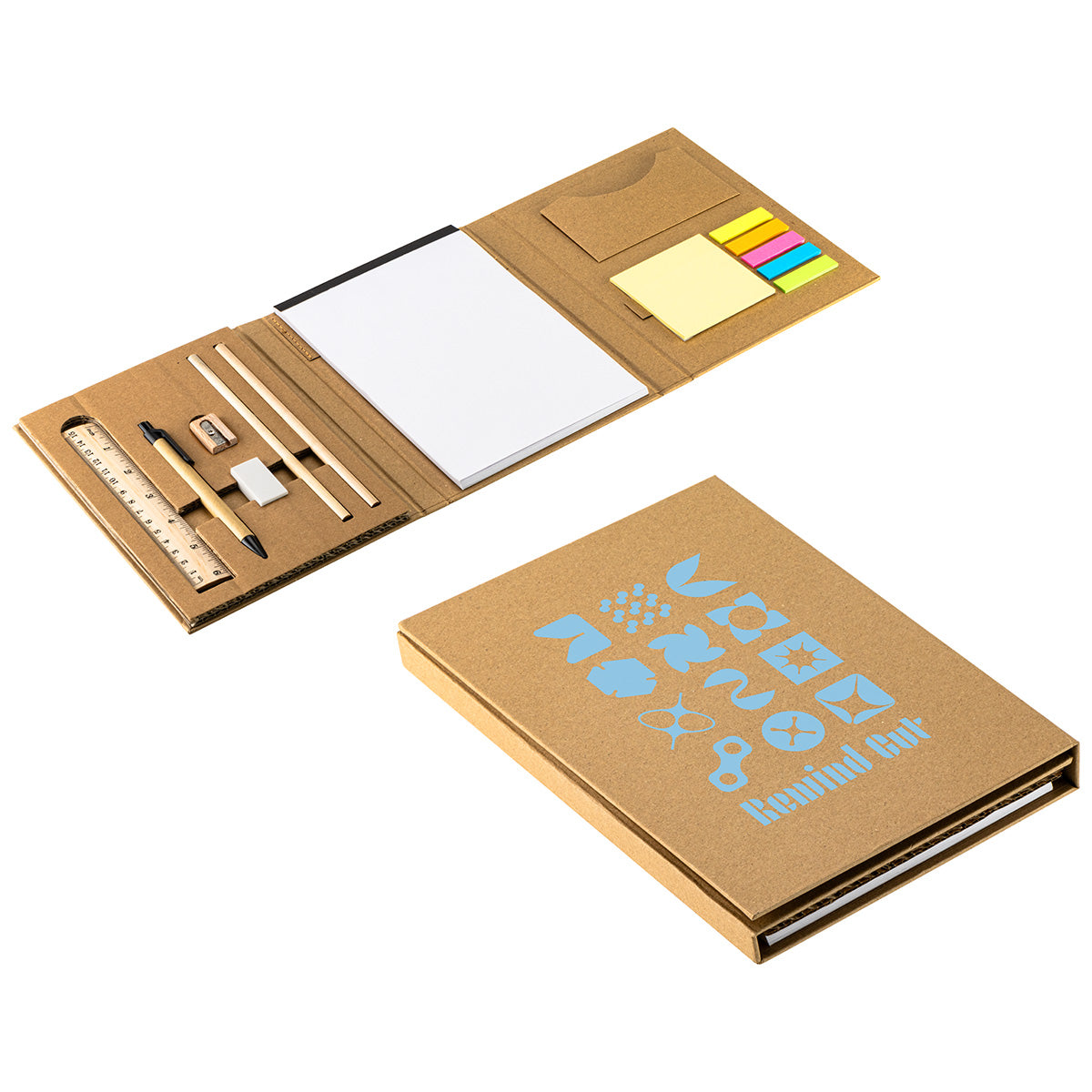 Custom logo Journeyman Pad Portfolio with Ruler & Pencil