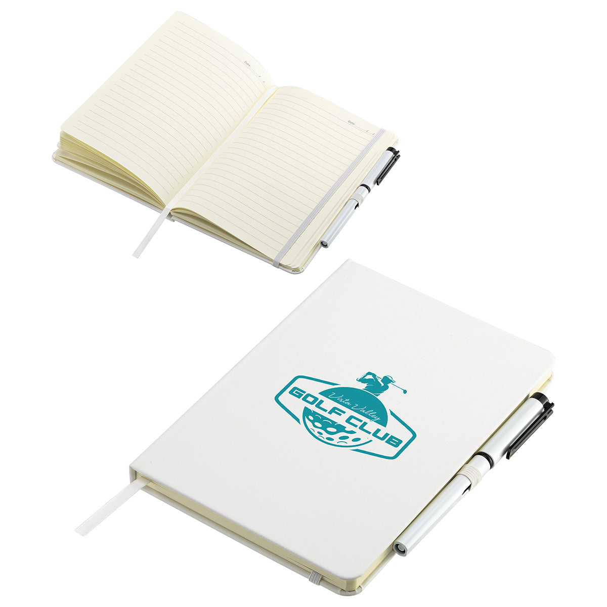 Quorum Soft Touch Journal with Matching Color Gel Pen