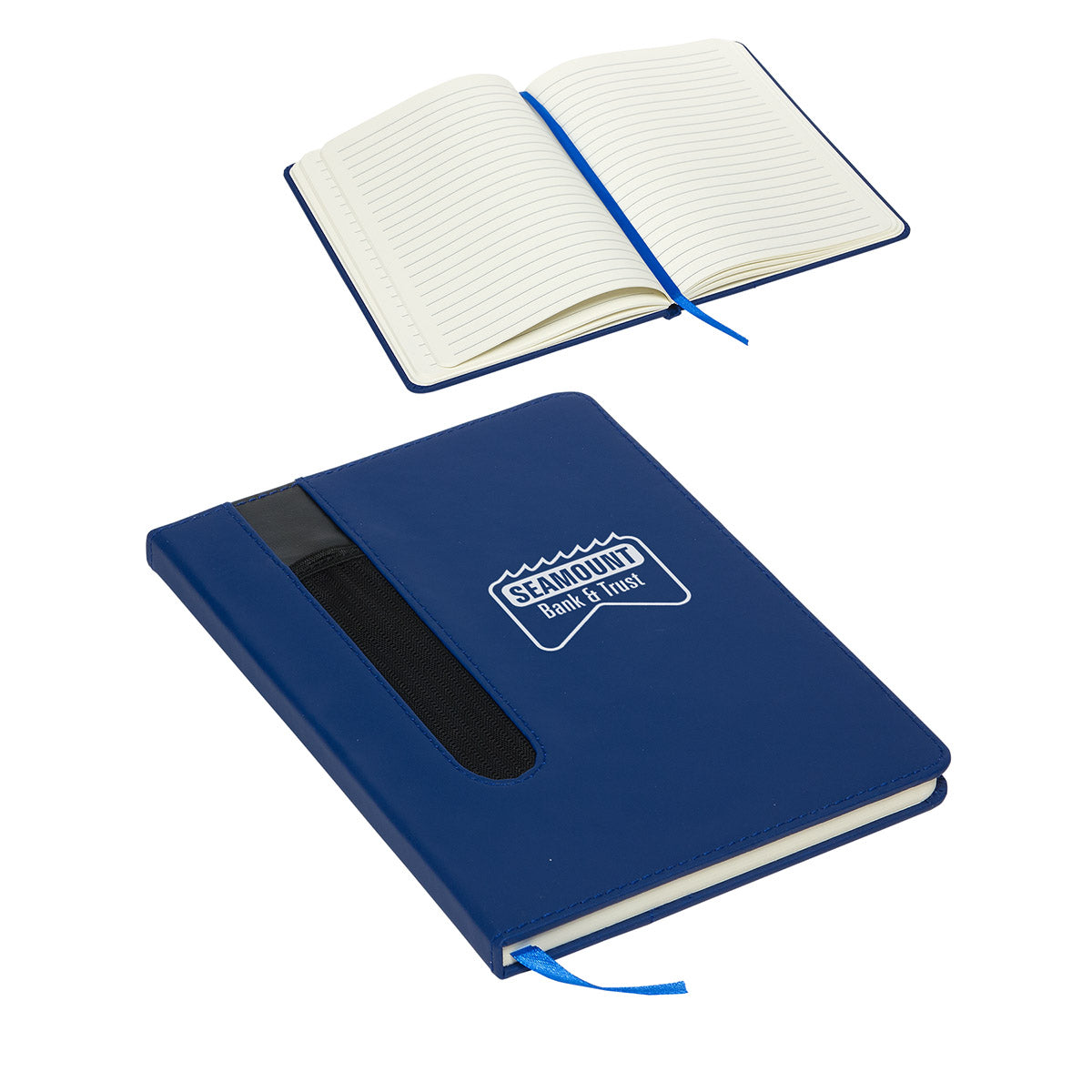 Custom logo Soft-Cover Journal w/ Elastic Pen Holder