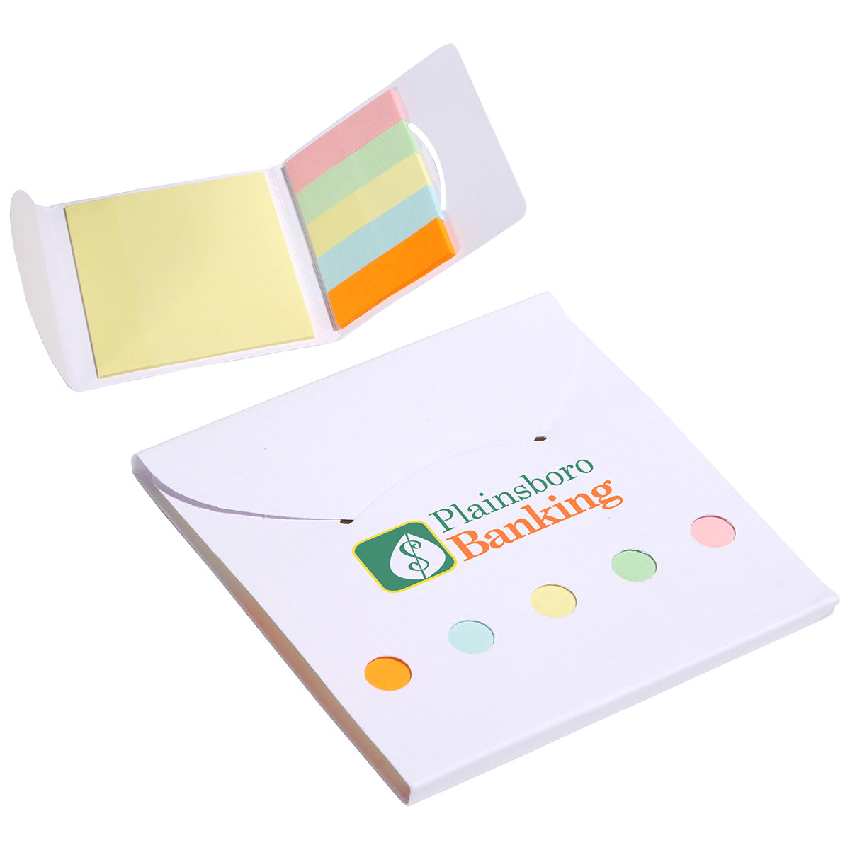 Custom logo Square Deal Sticky Note Wallet