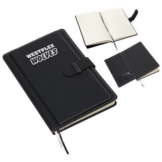 Custom logo Travel Journal with Card Pockets