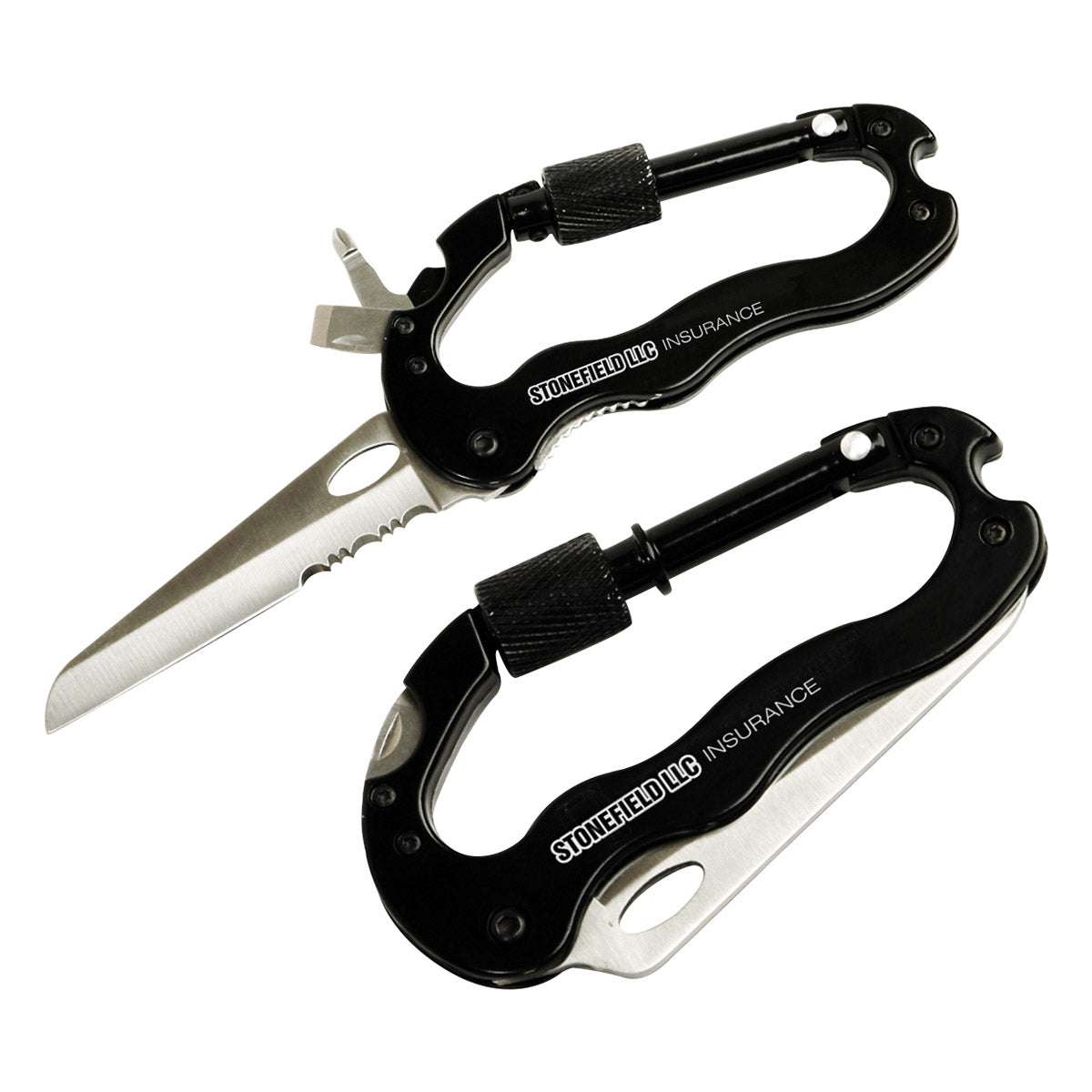 Custom logo Carabiner Pocketknife