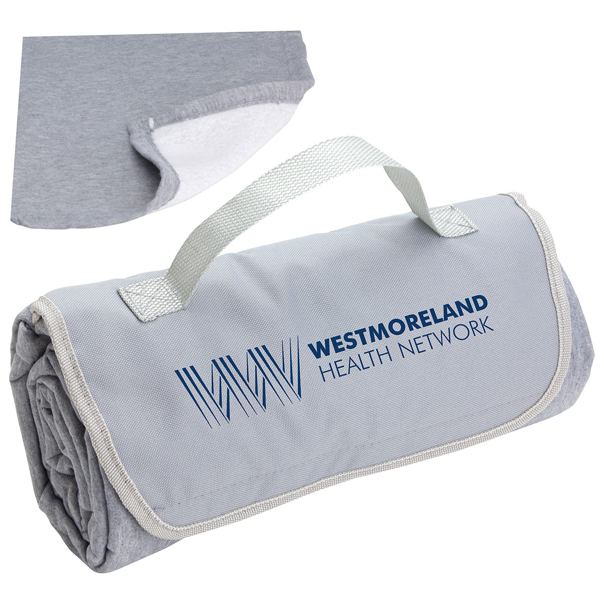 Custom logo Deluxe Barrel Fleece Blanket