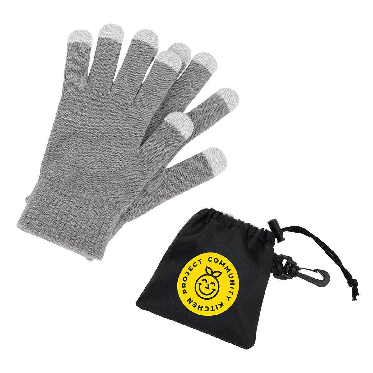 Easy Swipe Touch-Sensitive Glove With Drawstring Pouch