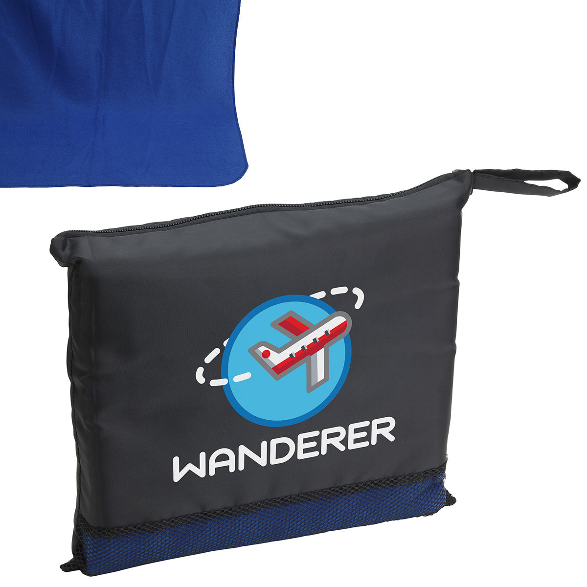 Custom logo Wanderer Travel Blanket