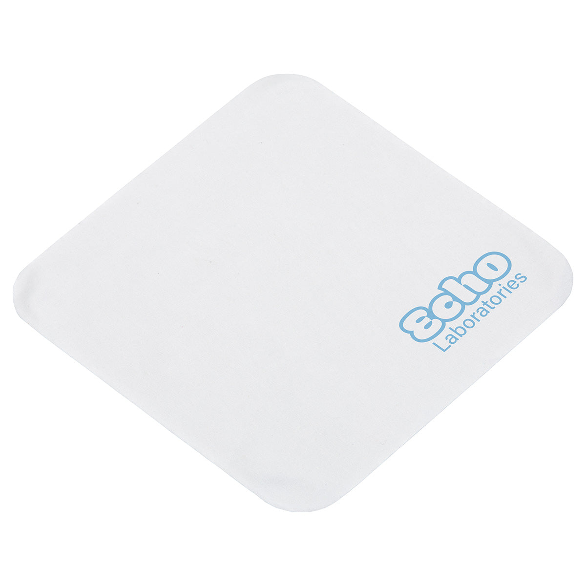 Custom logo Heavyweight 6" x 6" Draw Twist Microfiber Cleaning Cloth- 1-Color