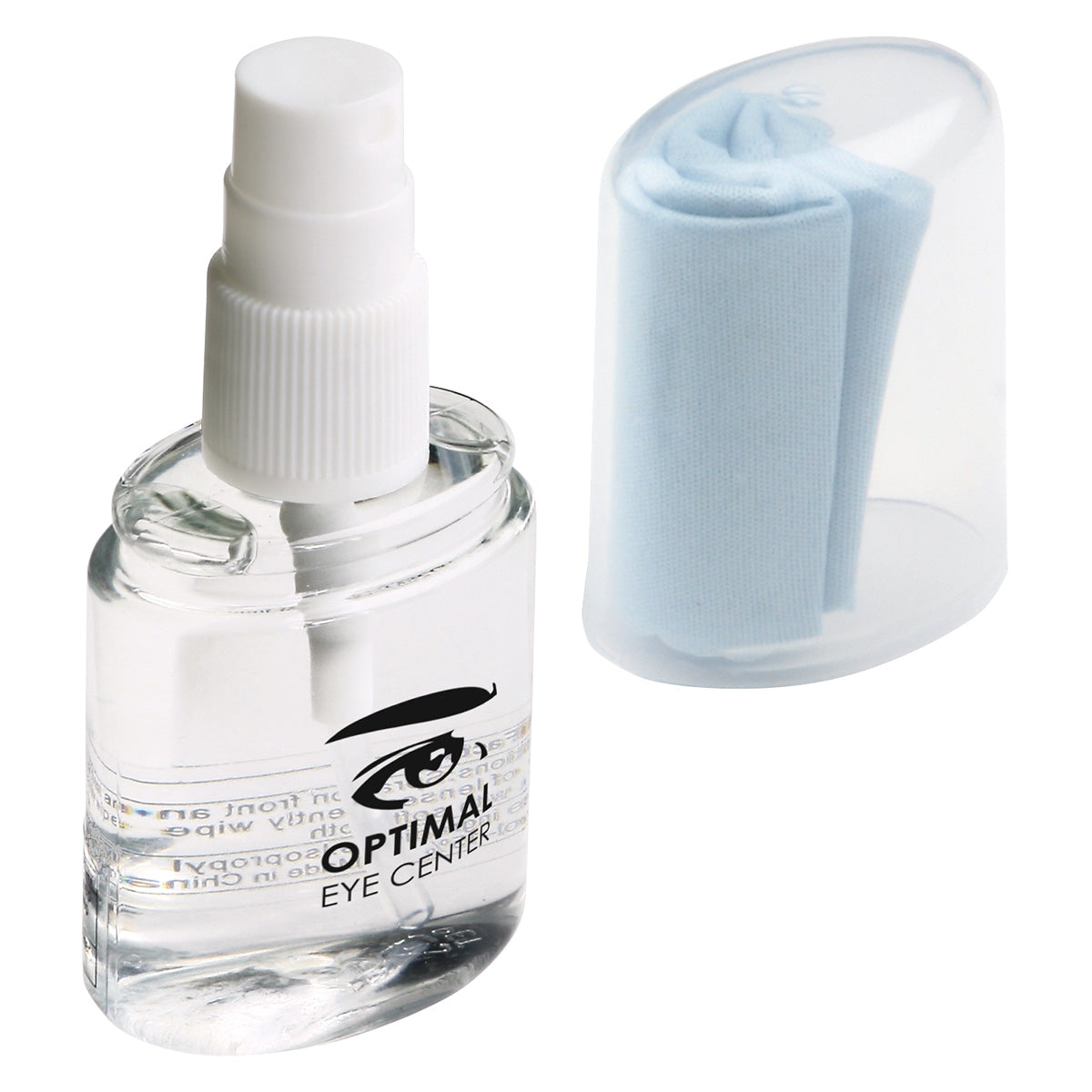 Custom logo Lens Spray Cleaner with Microfiber Cloth