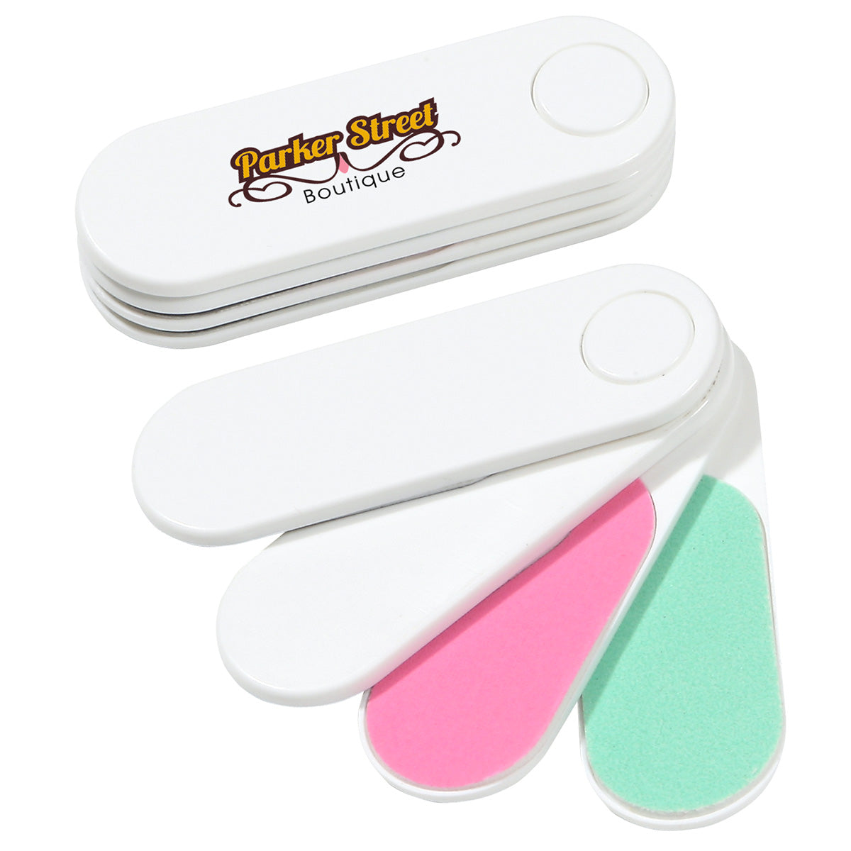 Custom logo Fashion 4 Nail File & Buffer