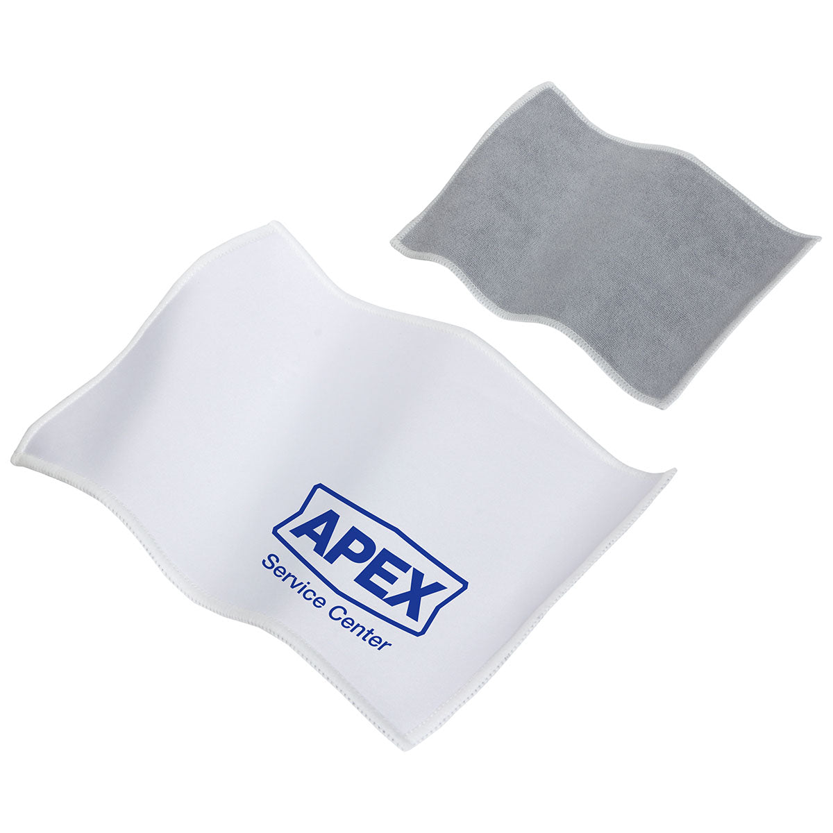 Custom logo Quick Clean 5" x 7-1/8" Dual Sided Microfiber Cloth