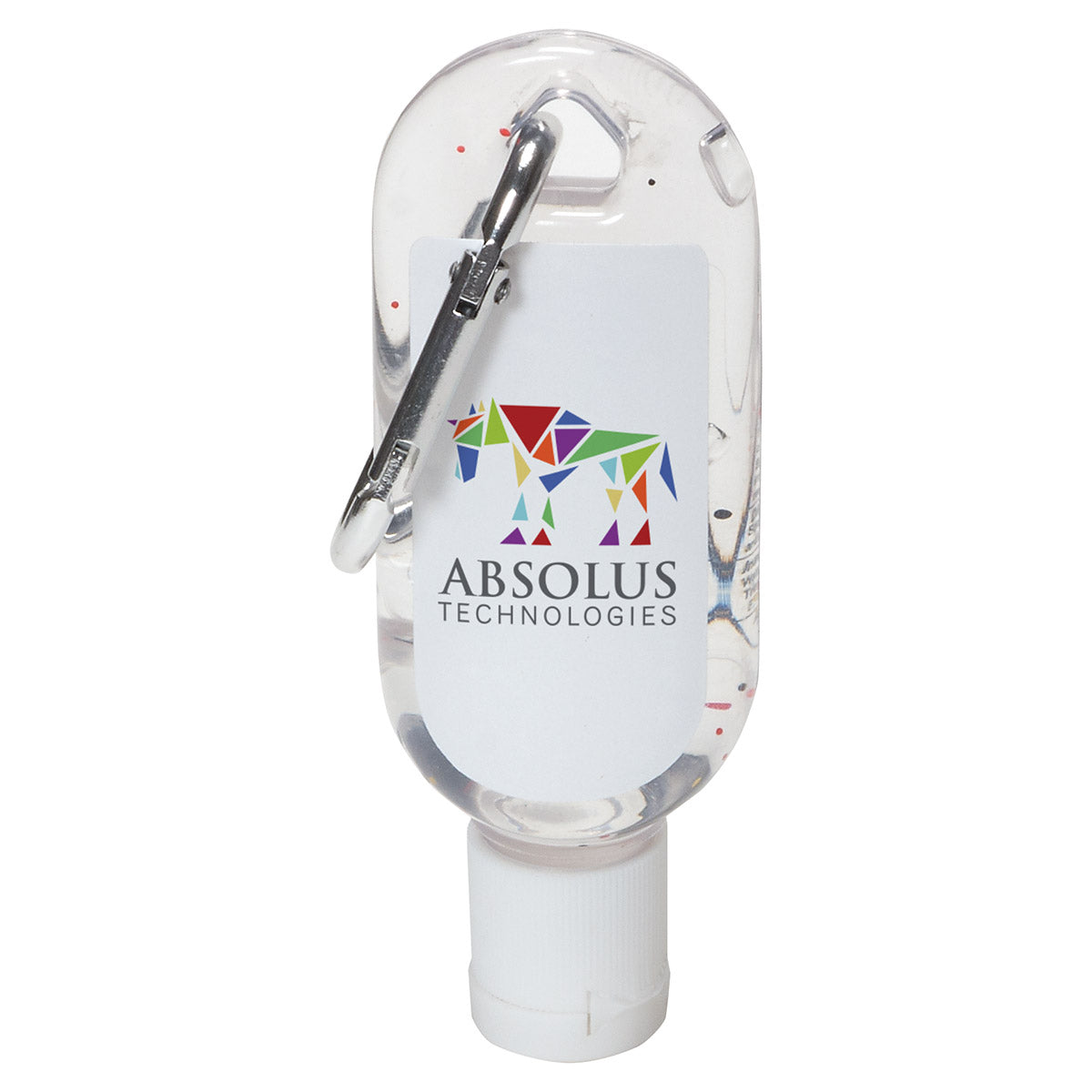Custom logo Clip-It 1 oz Moisture Bead Hand Sanitizer