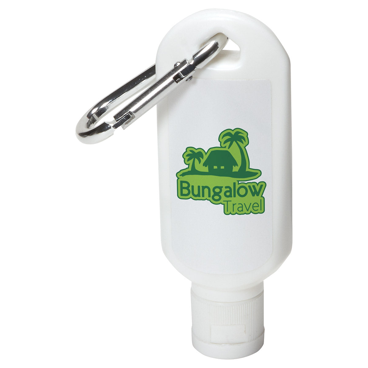 Custom logo Safeguard 1.8 oz Sunscreen Lotion with Carabiner