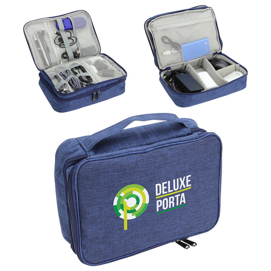 Custom logo Deluxe Porta Power Digital Organizer