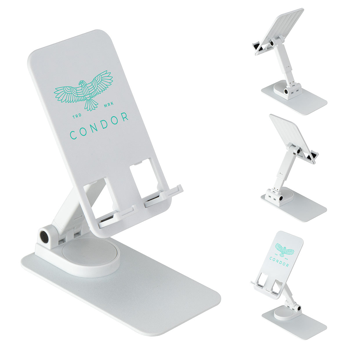 Custom logo Ellipse 360 Degree Rotation Heavy Duty Phone Stand