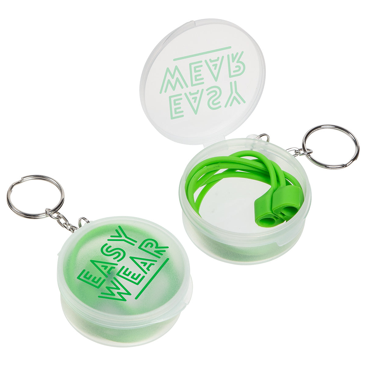 Custom logo Easy-Wear Earbud/Glasses Holder