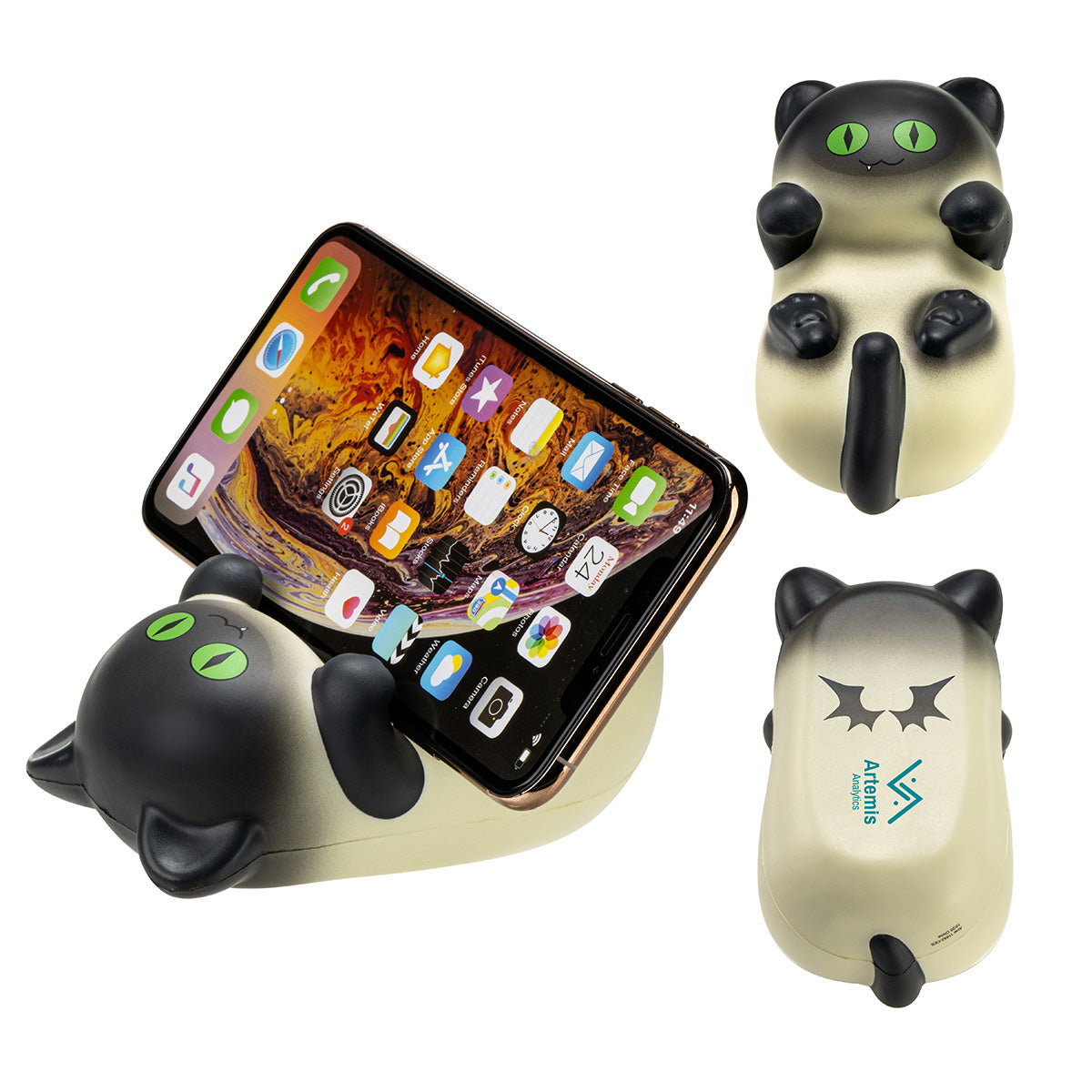 Custom logo Kute Kitty - Siamese Cat Stress Reliever & Phone Holder