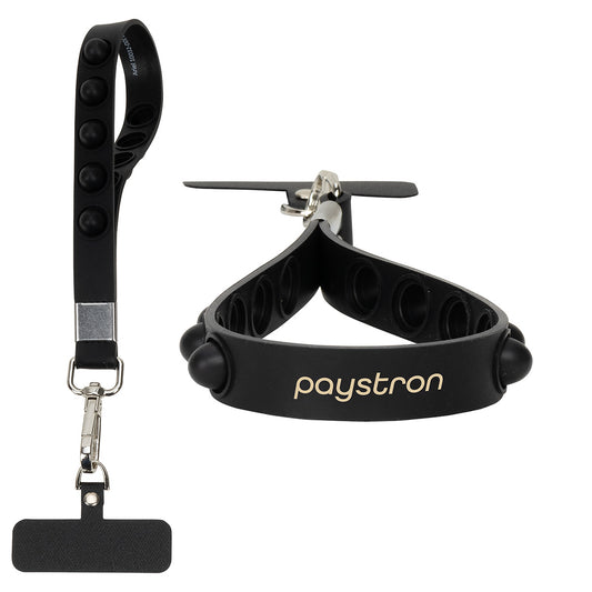 Custom logo 2-in-1 Push Pop Stress Reliever Phone and Keychain Wristlet