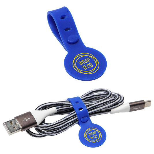 Custom logo Wrap 'N Go Cable Organizer