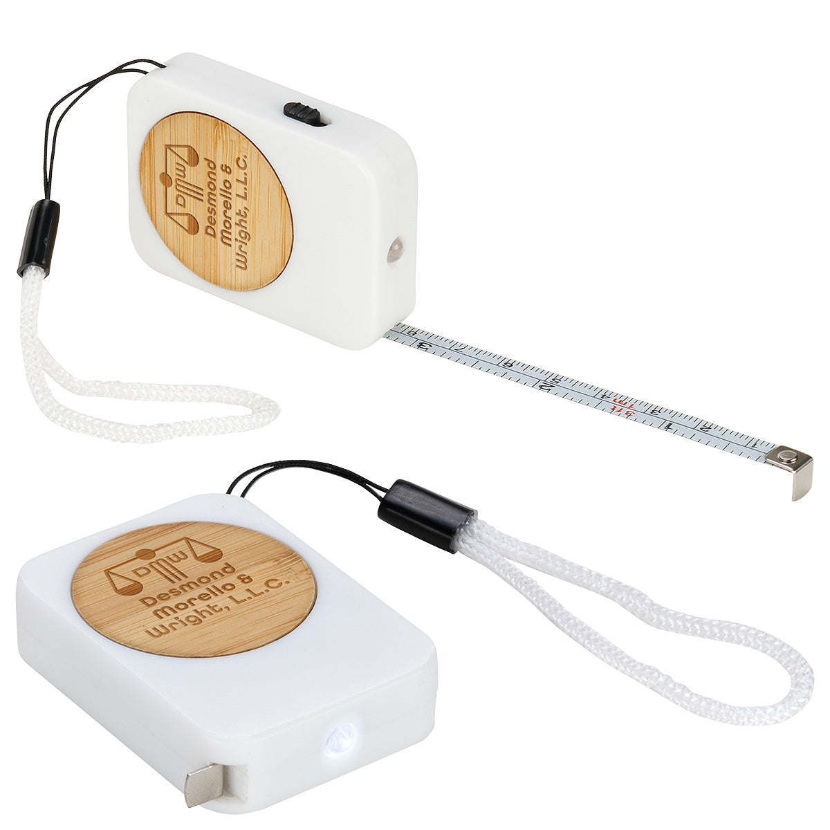 Custom logo Assay 3' Tape Measure with Light