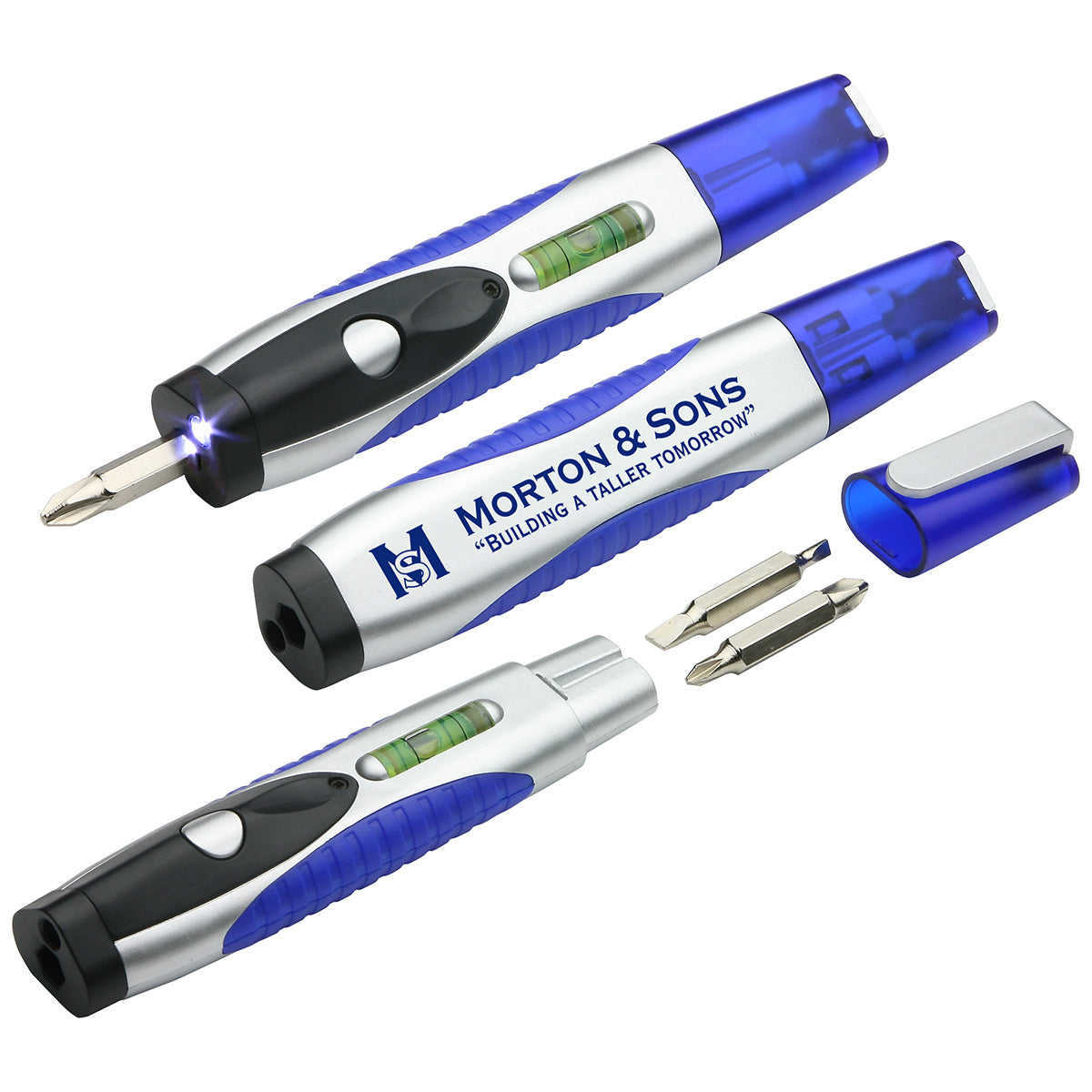Custom logo Level Light Screwdriver Pen