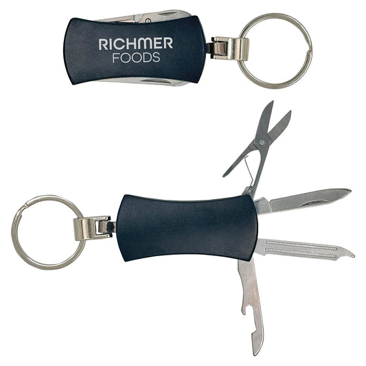 Custom logo Best Buddy Tools® 5-in-1 Multi-Tool Pocket Key Ring