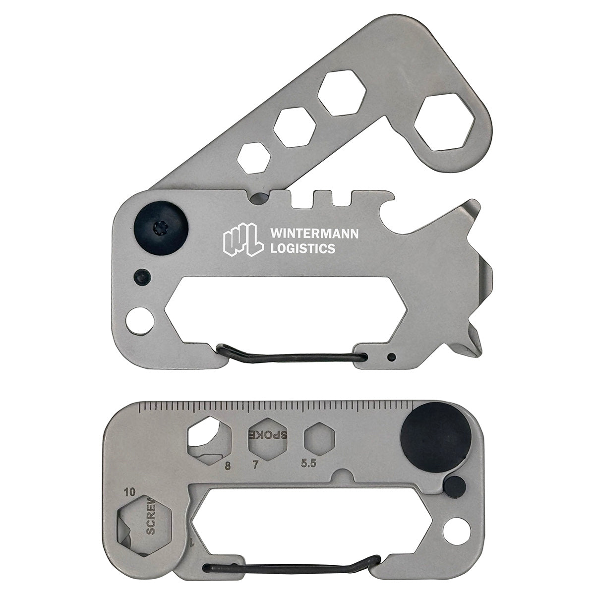 Custom logo Best Buddy Tools® Slim Profile Multi-Tool Carabiner