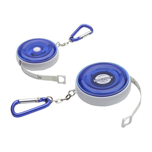 Custom logo Round Carabiner Tape Measure