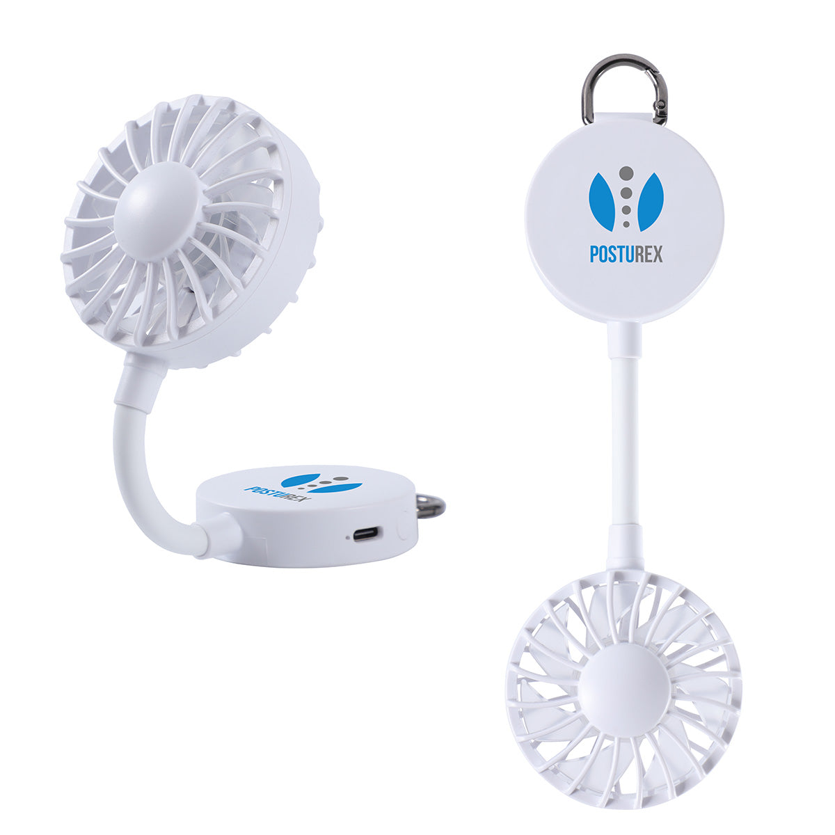 Cool Clip Rechargeable Portable Fan with Magnet Base