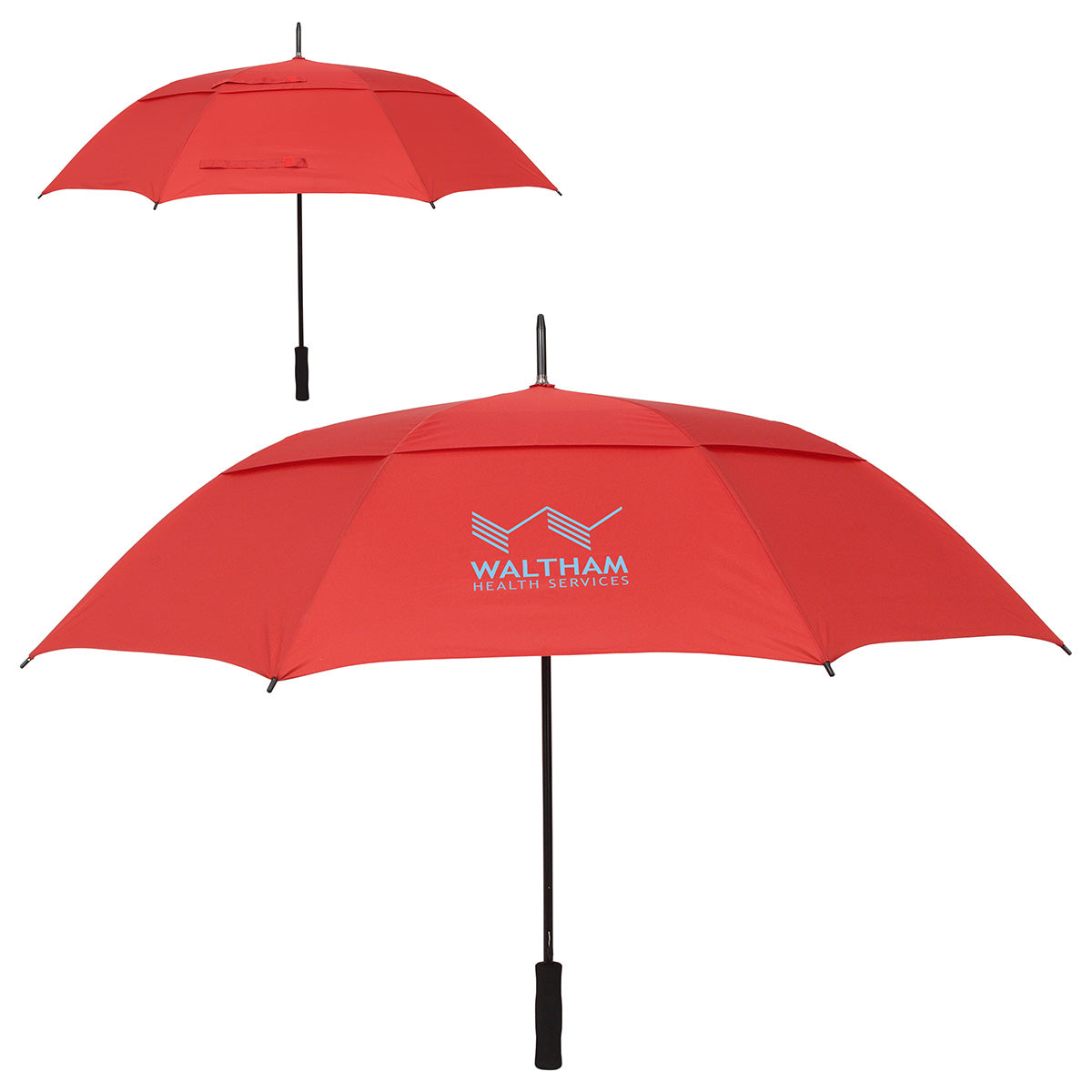 Custom logo Cheshire Vented Auto-Open Golf Umbrella