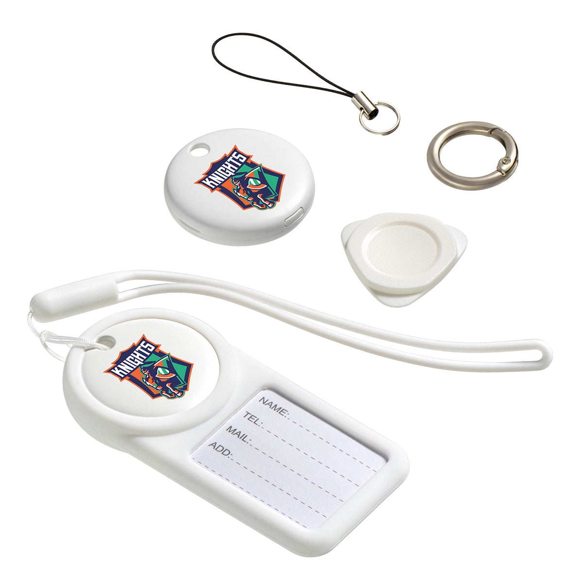 Custom logo Navi Air Tracker & Luggage Tag Combo Compatible with iOS Find My App