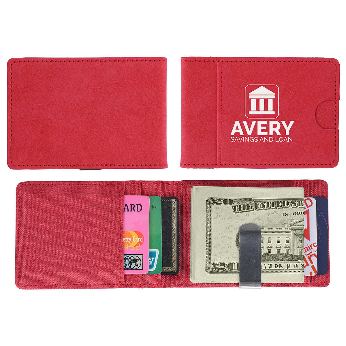Custom logo Best Buddy Tools® Slim Wallet with Money Clip