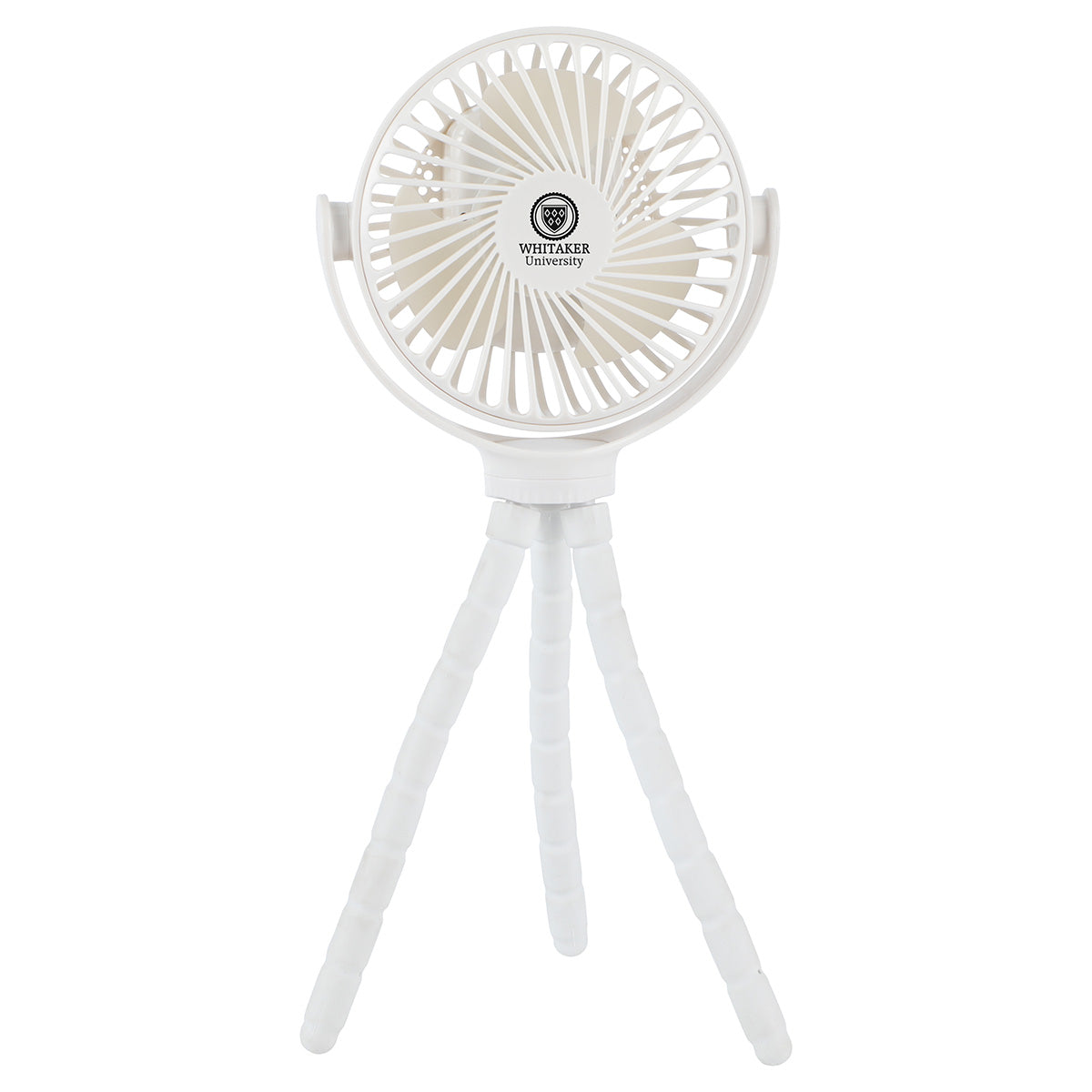 Twisty Rechargeable Portable Fan with Bendable Tripod Feet