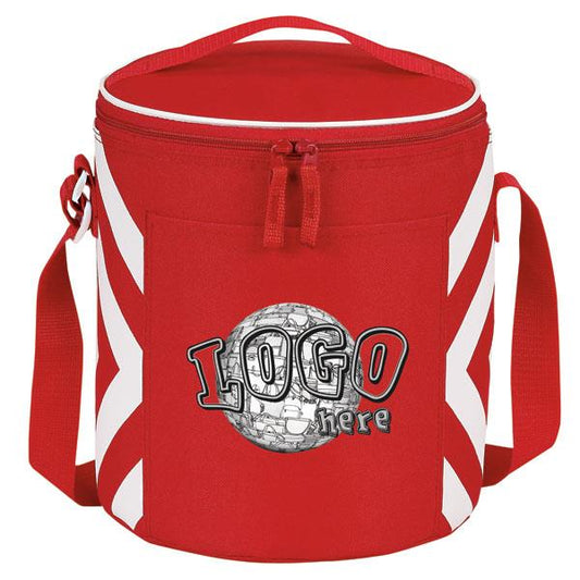 Geometric Print Accent 12-Pack Round Cooler