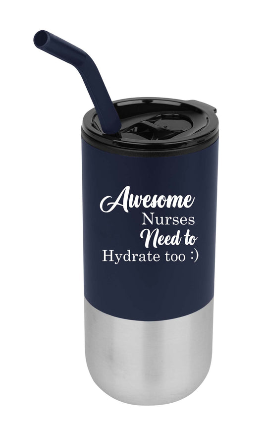 18 OZ. LONDON STAINLESS STEEL TUMBLER - 50036