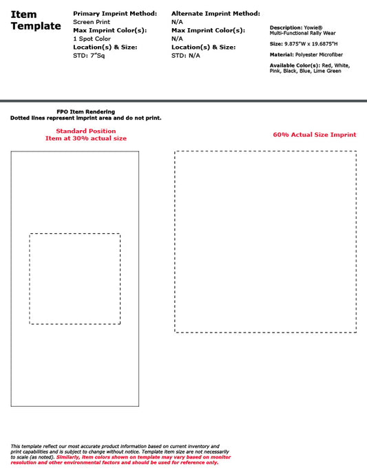 YOWIE® EXPRESS MULTI-FUNCTIONAL RALLY WEAR - PL-4145