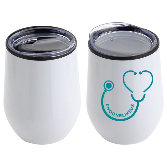 12 oz Stainless Steel/Polypropylene Wine Goblet - DTM-OX19