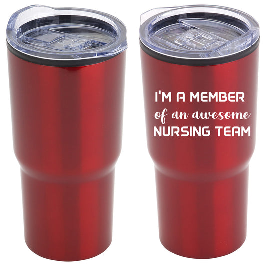 20 oz Stainless Steel/Polypropylene Travel Tumbler - DTM-OD18